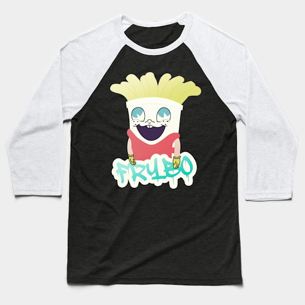 Steven Universe Frybo Beach Citywalk Baseball T-Shirt by charlescheshire